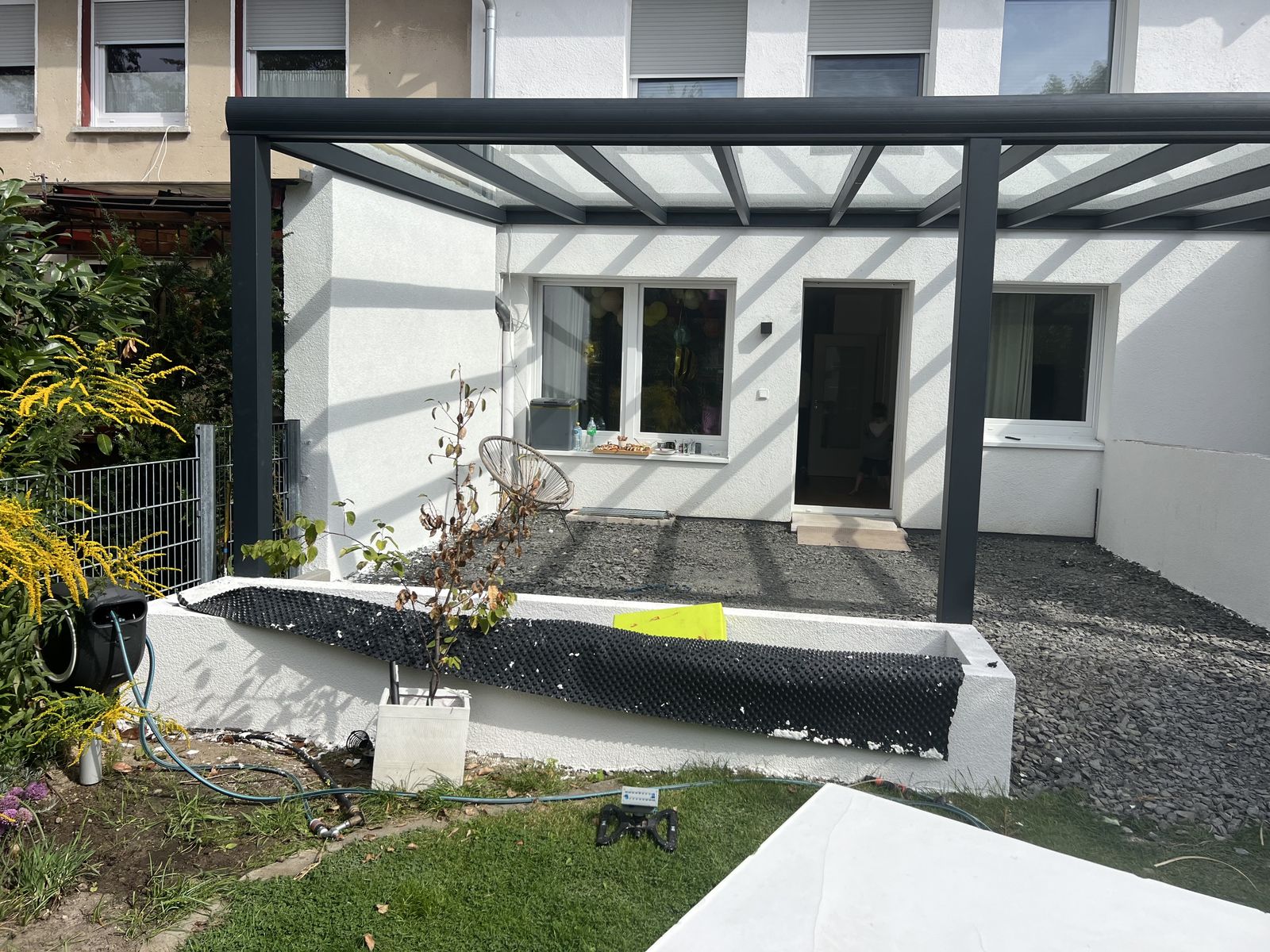 Reihenmittelhaus Terrassenlösung Beispiel 1